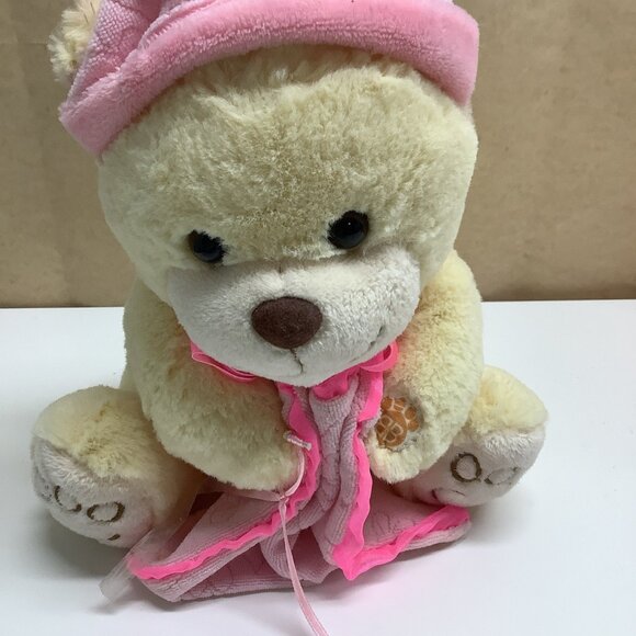 Rock A Bye Baby Musical Dream Pajamas Teddy Bear Plush Blanket & Hat (2009) - Picture 3 of 9